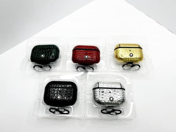 Кожаный чехол LV на AirPods Pro