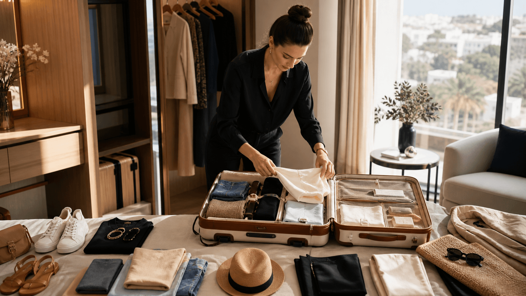Couverture VJOURNAL pour « Une garde-robe pour un voyage: comment l'emballer à partir de l'horaire, pas la destination »