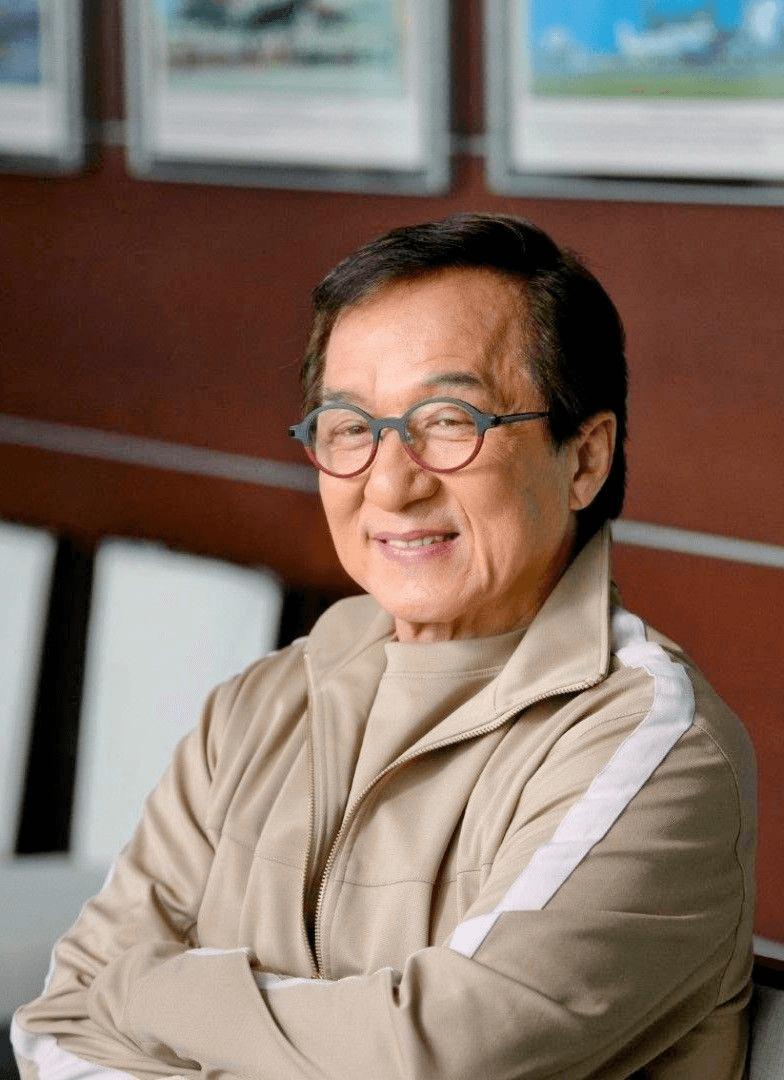 Portrait of actor and stunt artist Jackie Chan
