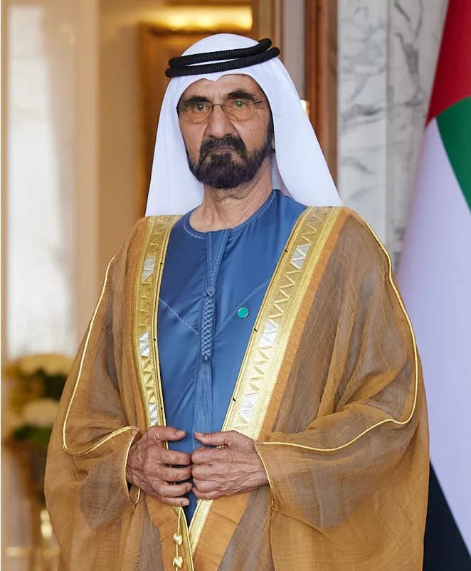 Portrait de Mohammed bin Rashid Al Maktoum