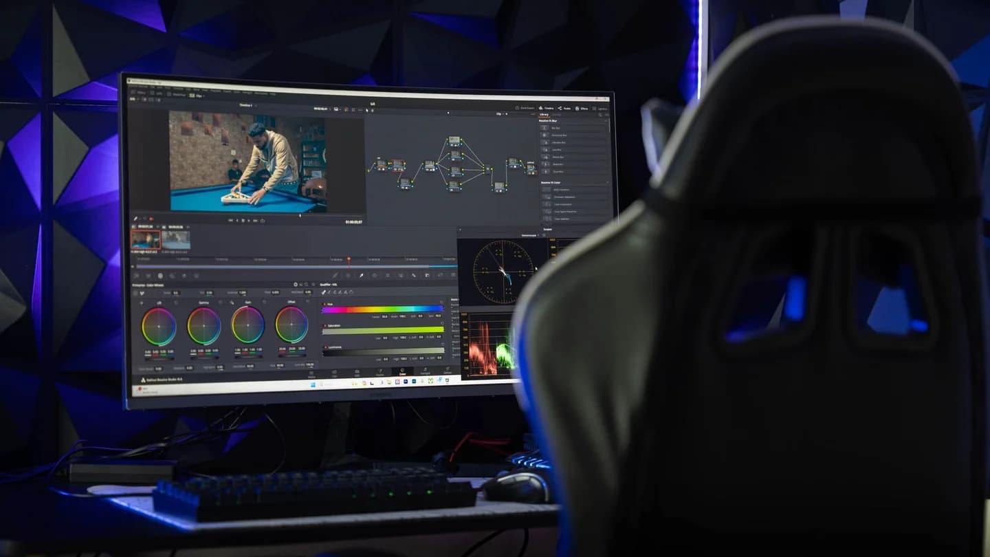 Brand film production scene
