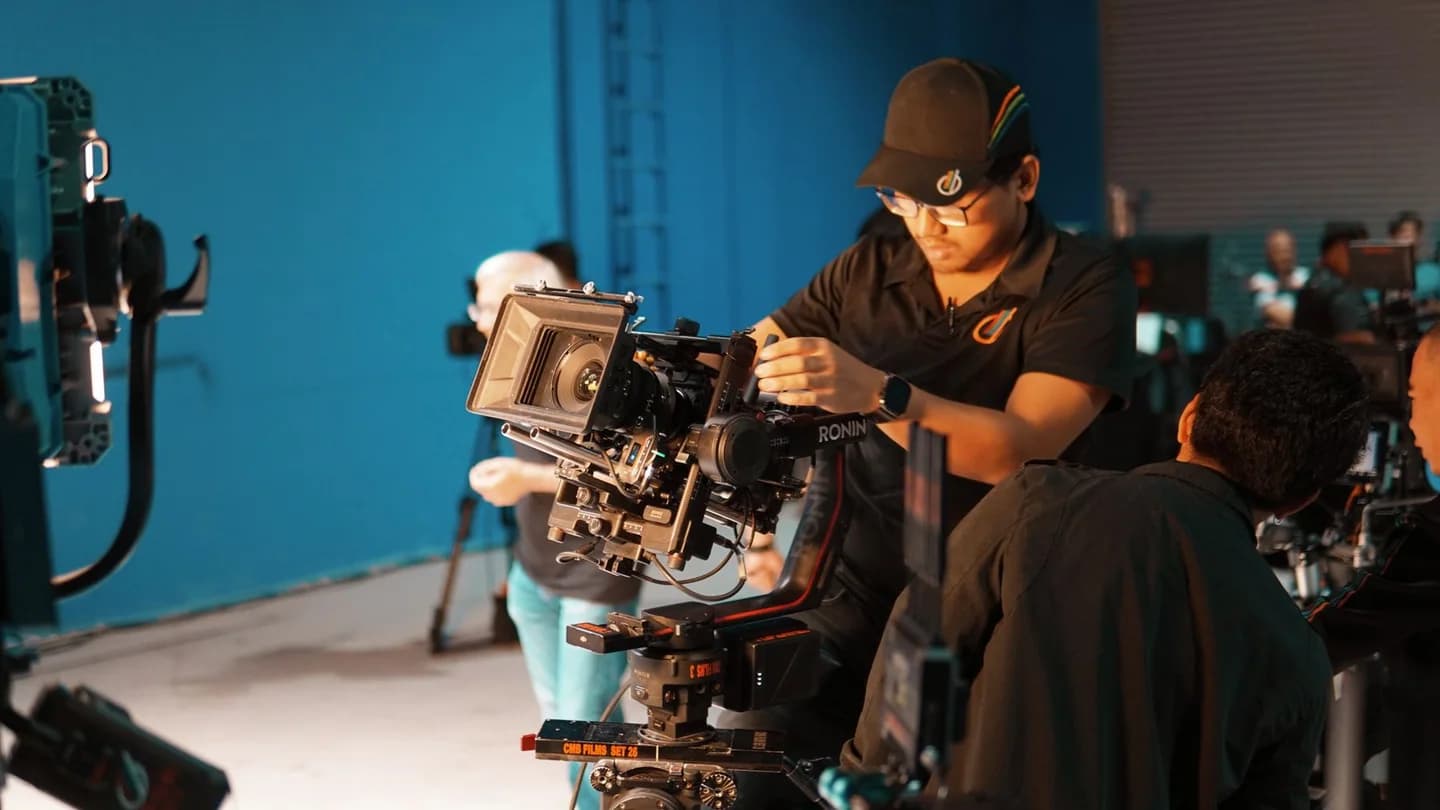 Product video production scene