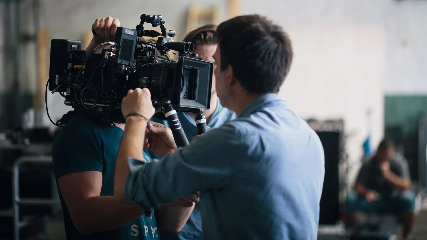 YouTube video production production scene