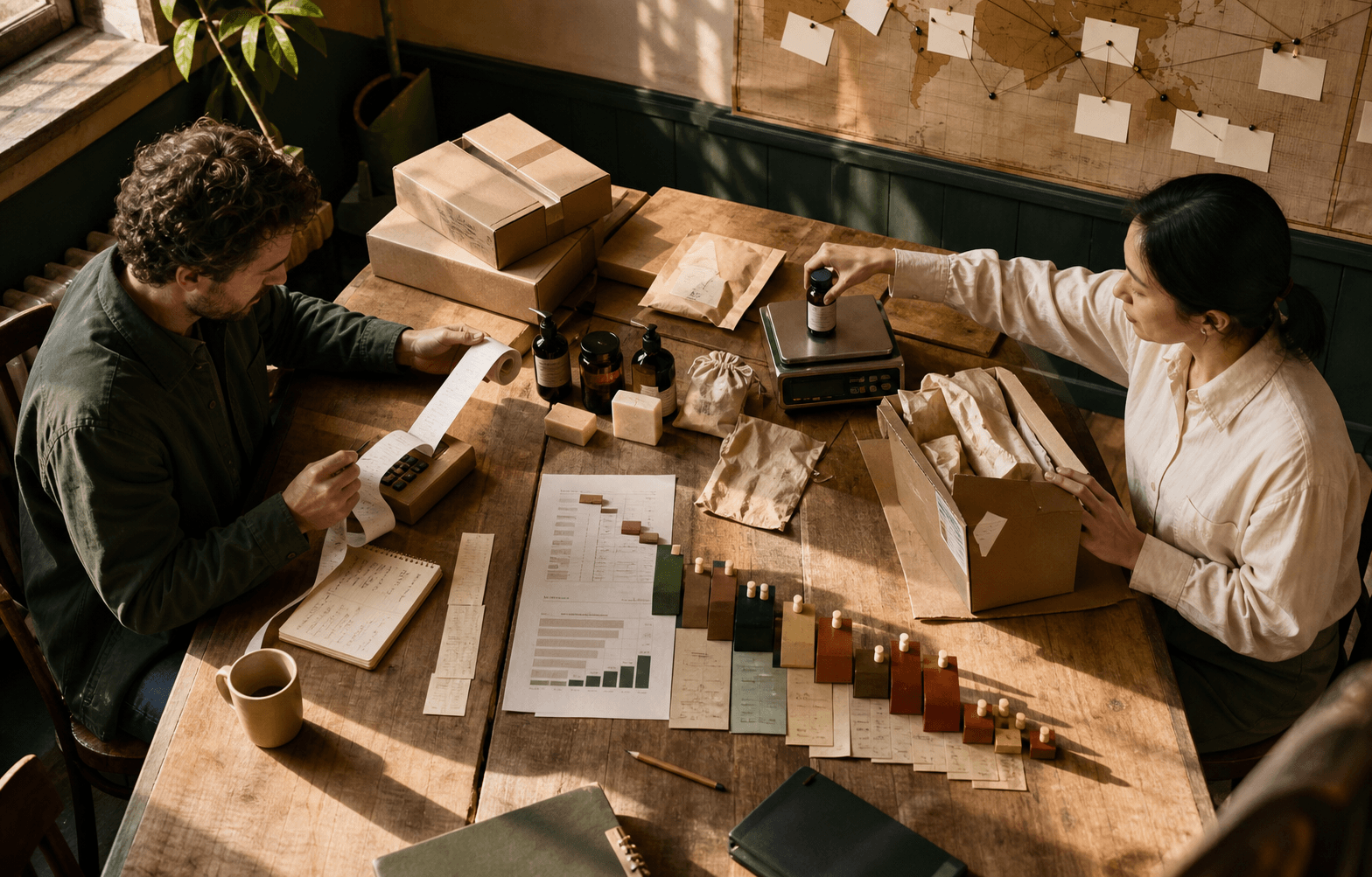 Scène éditoriale de service pour Économie unitaire marketplace