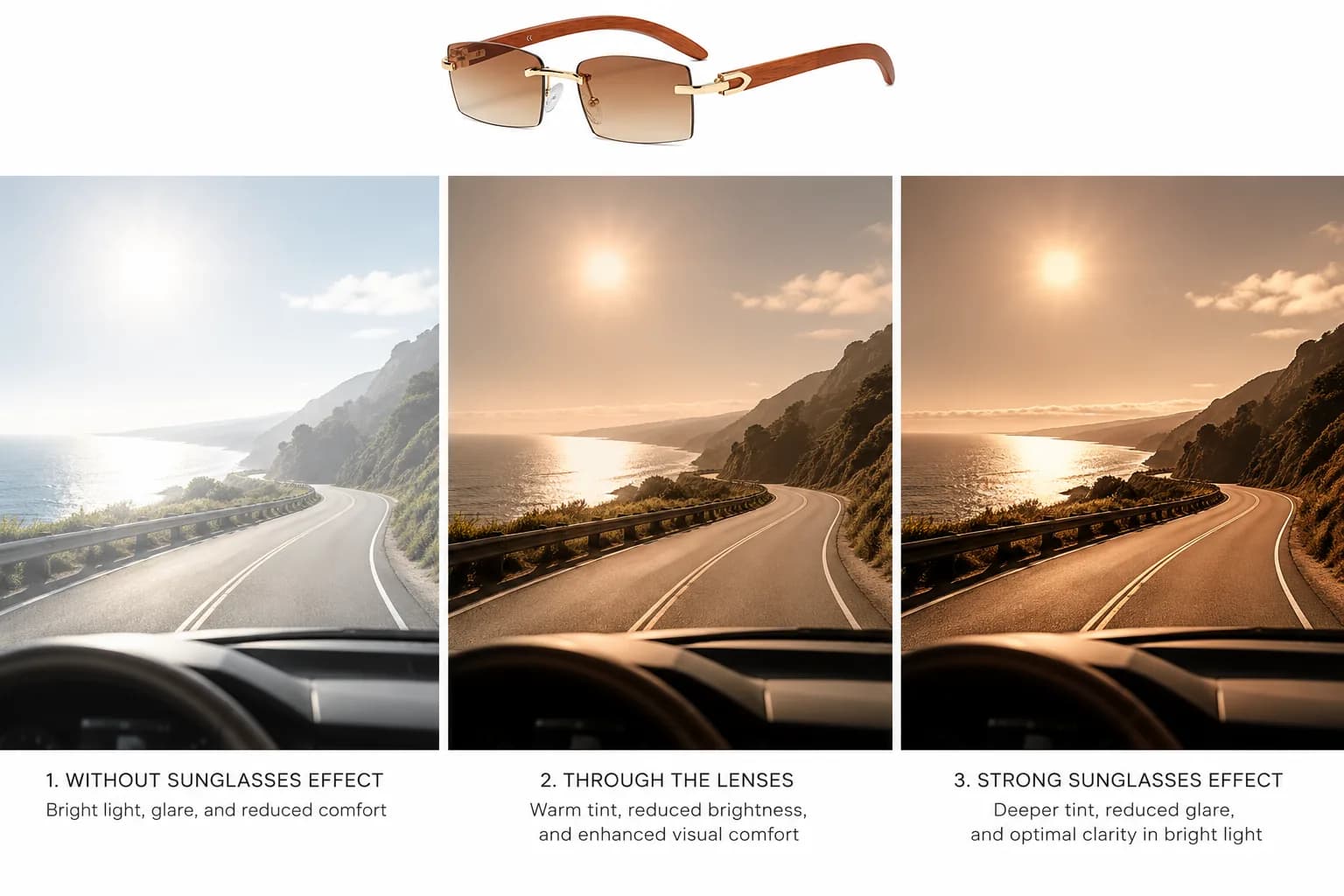 Amber Gradient Sunglasses — image 4