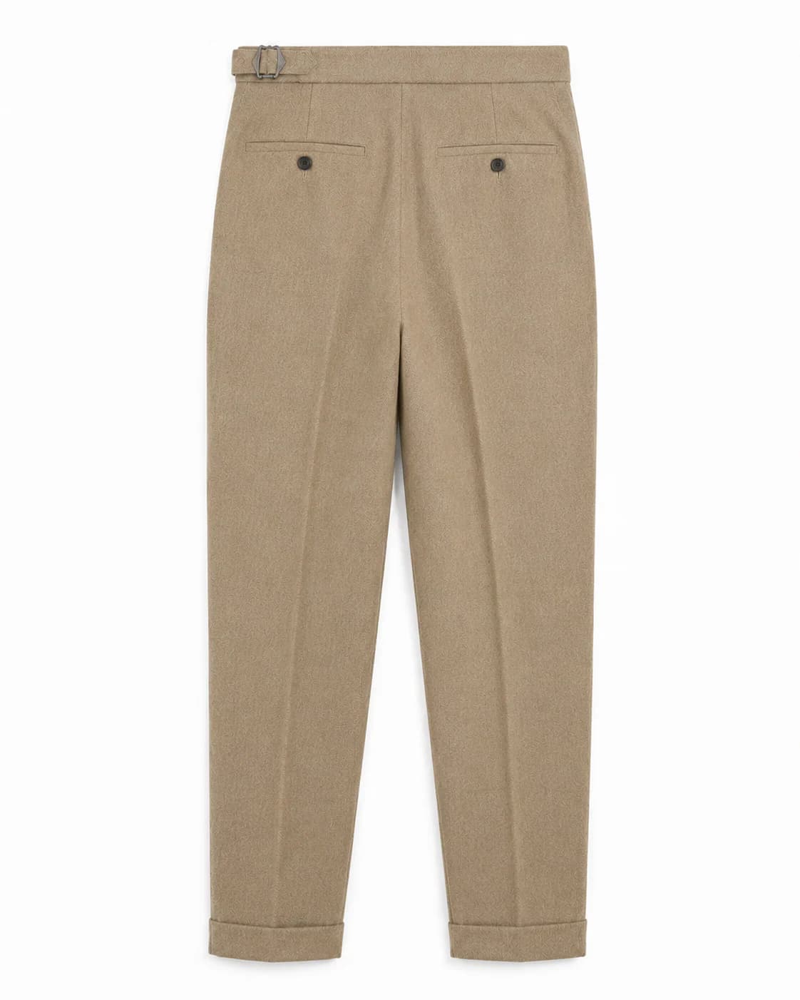 Sand Pleated Trousers — image 2