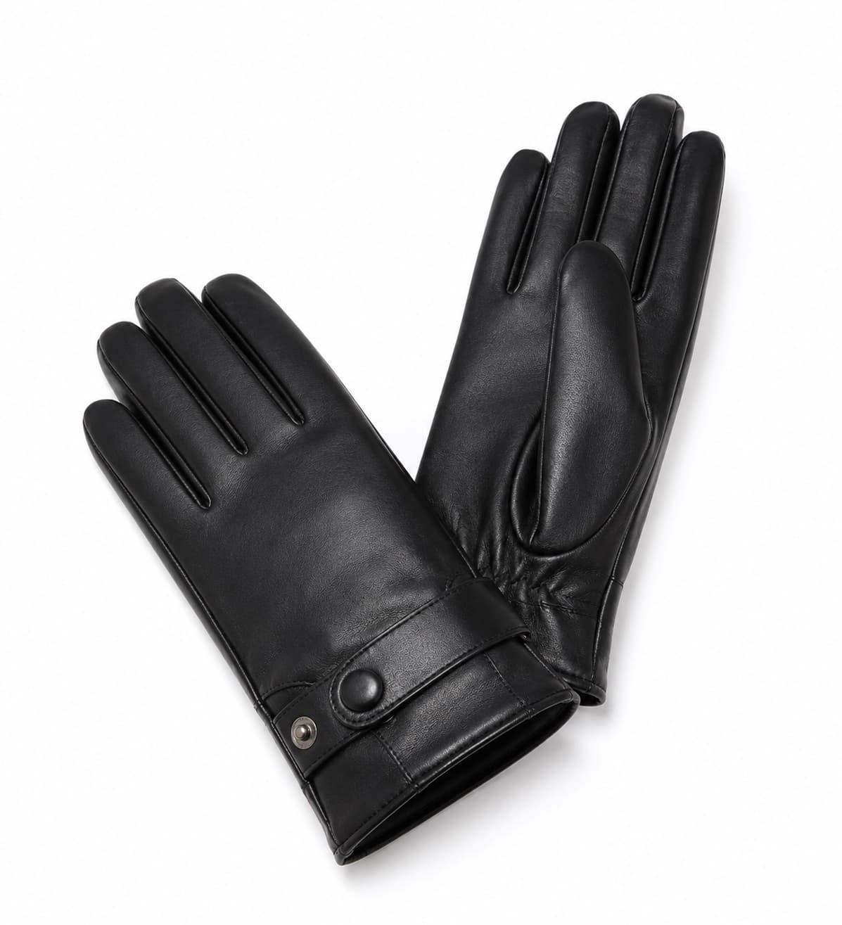 Black Leather Gloves — image 2