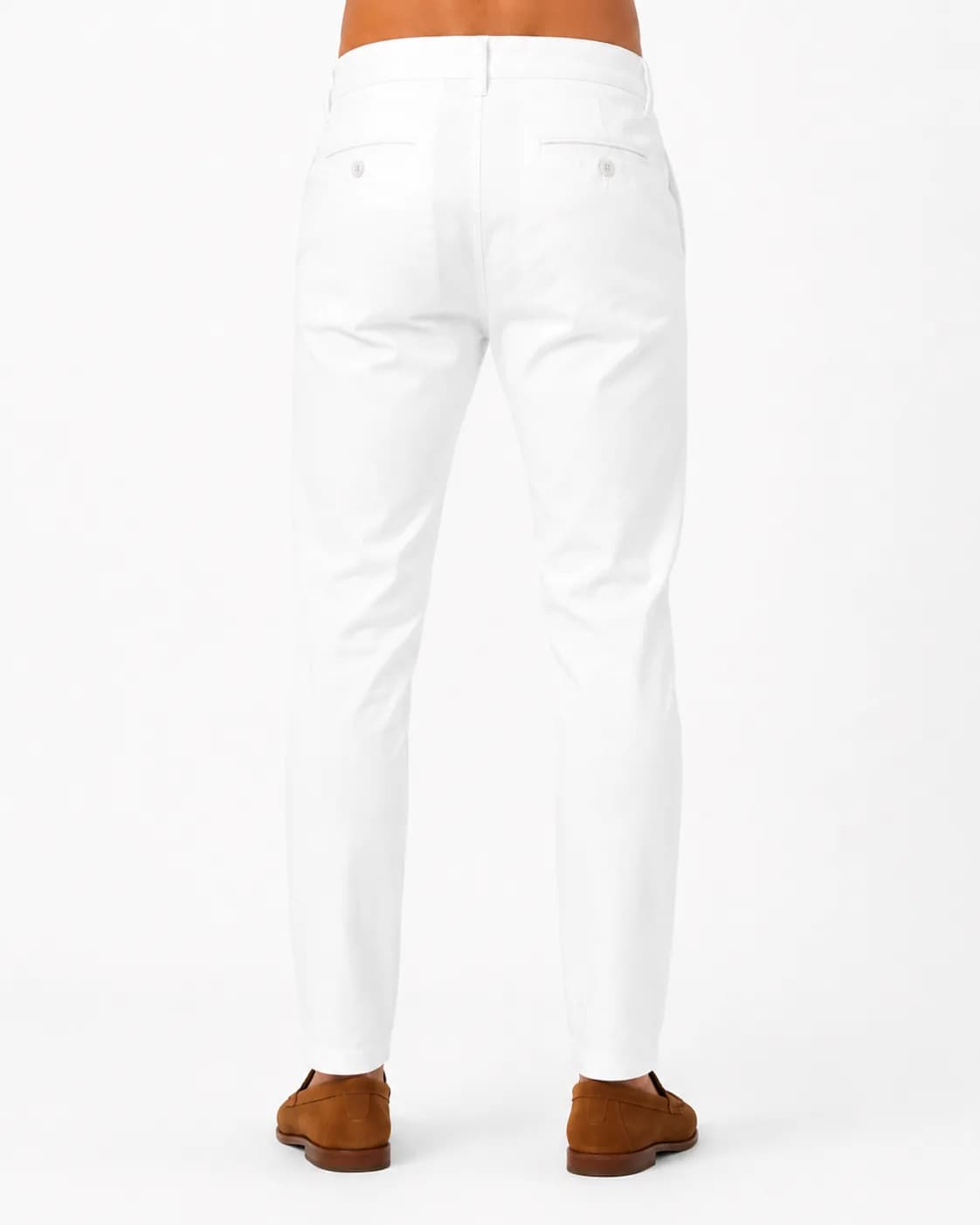 White Tailored Chinos — image 4