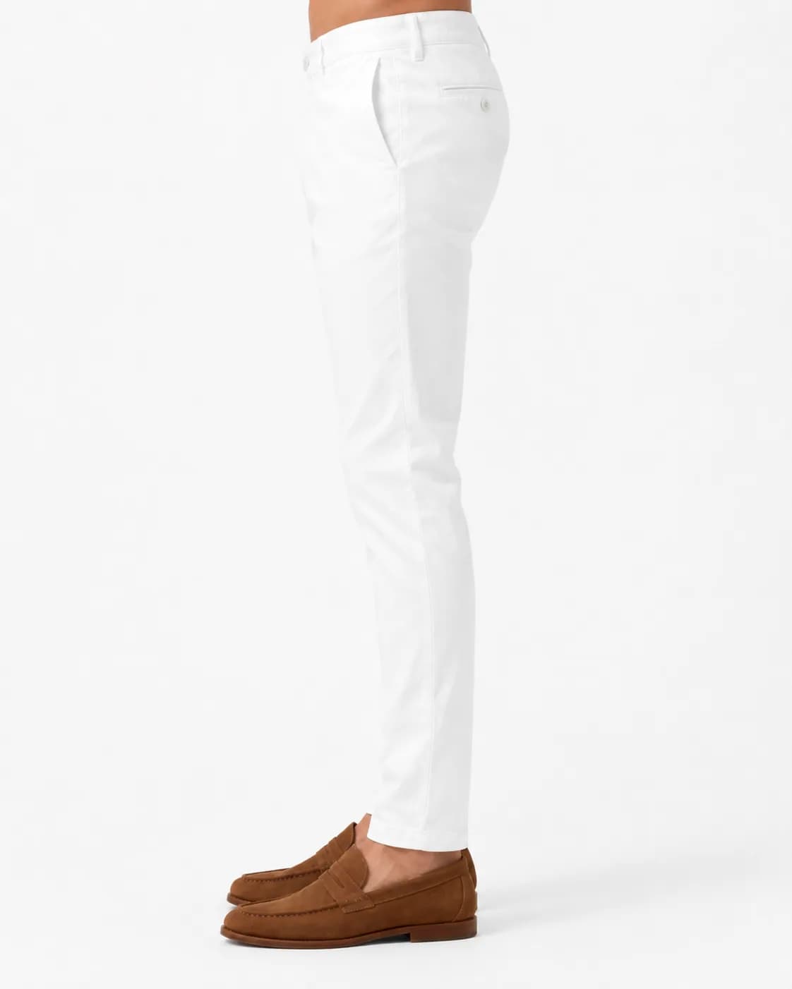 White Tailored Chinos — image 3