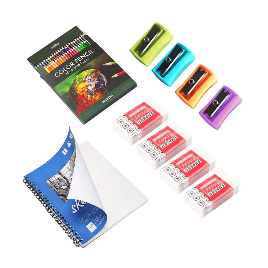 Set completo de herramientas de dibujo