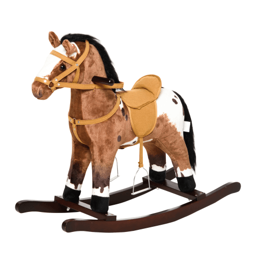 Caballo balancín suave Qaba
