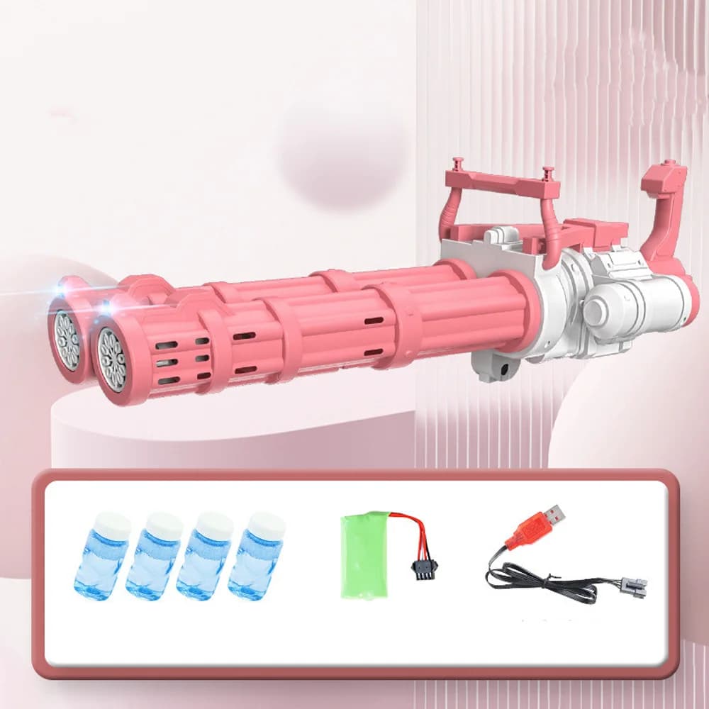 Máquina de burbujas de doble tubo