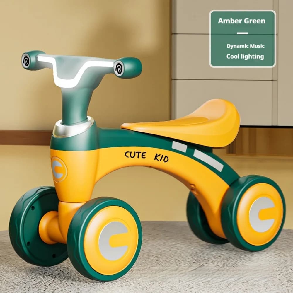Bicicleta de equilibrio de cuatro ruedas