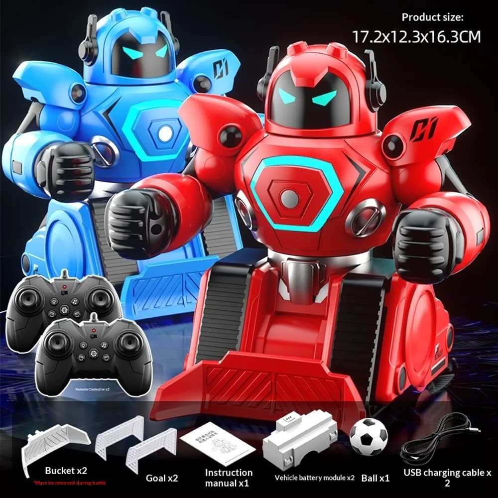 Pareja de robots interactivos