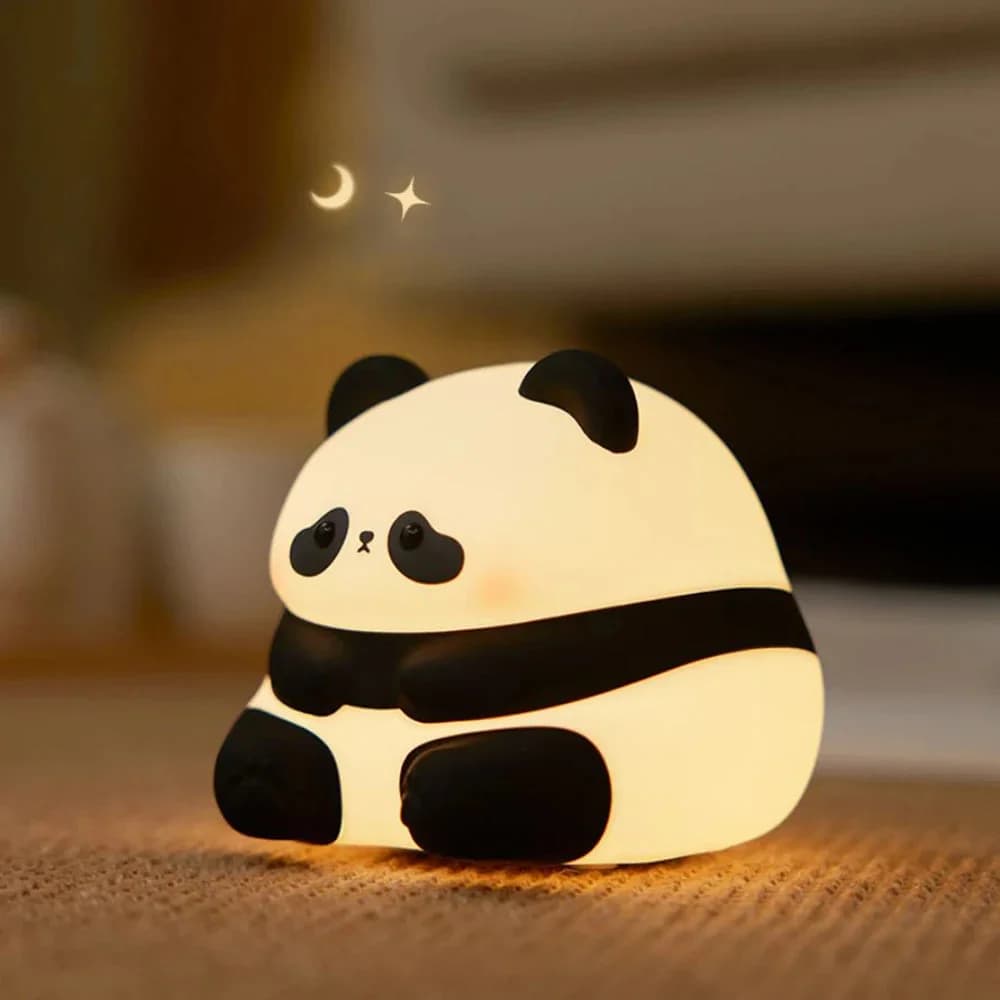 Luz nocturna táctil panda