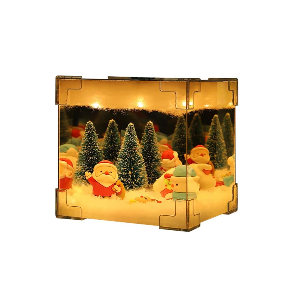 Cubo LED de espejo para montar