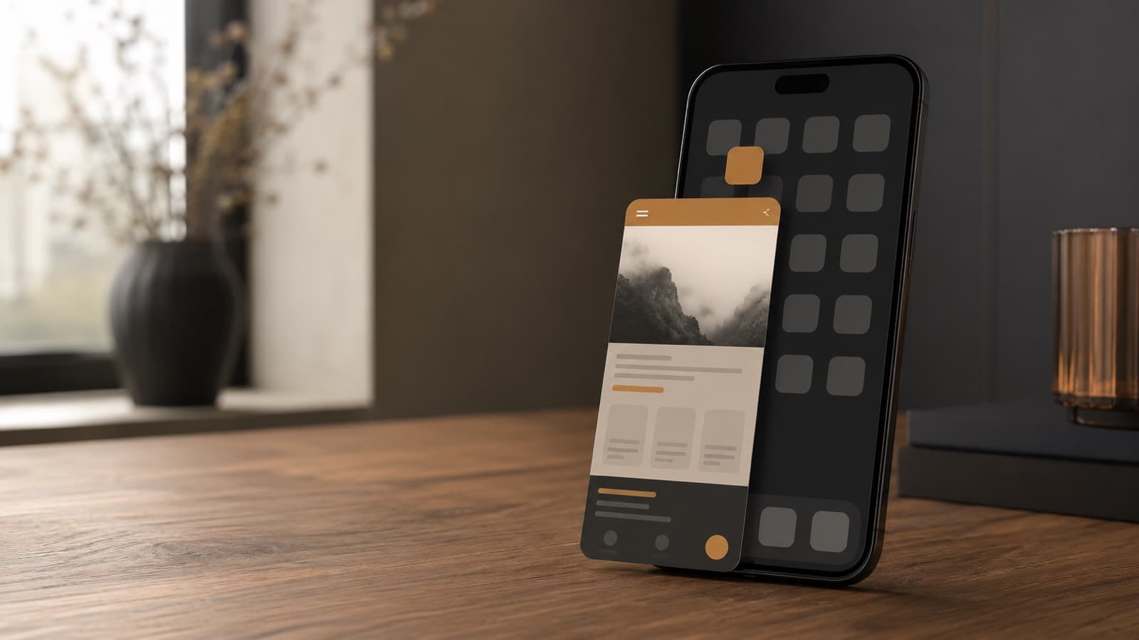 Enveloppe PWA : le site comme application sur le téléphone