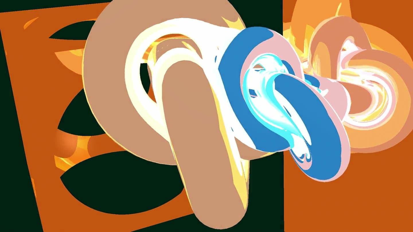 Escena de producción de Motion graphics