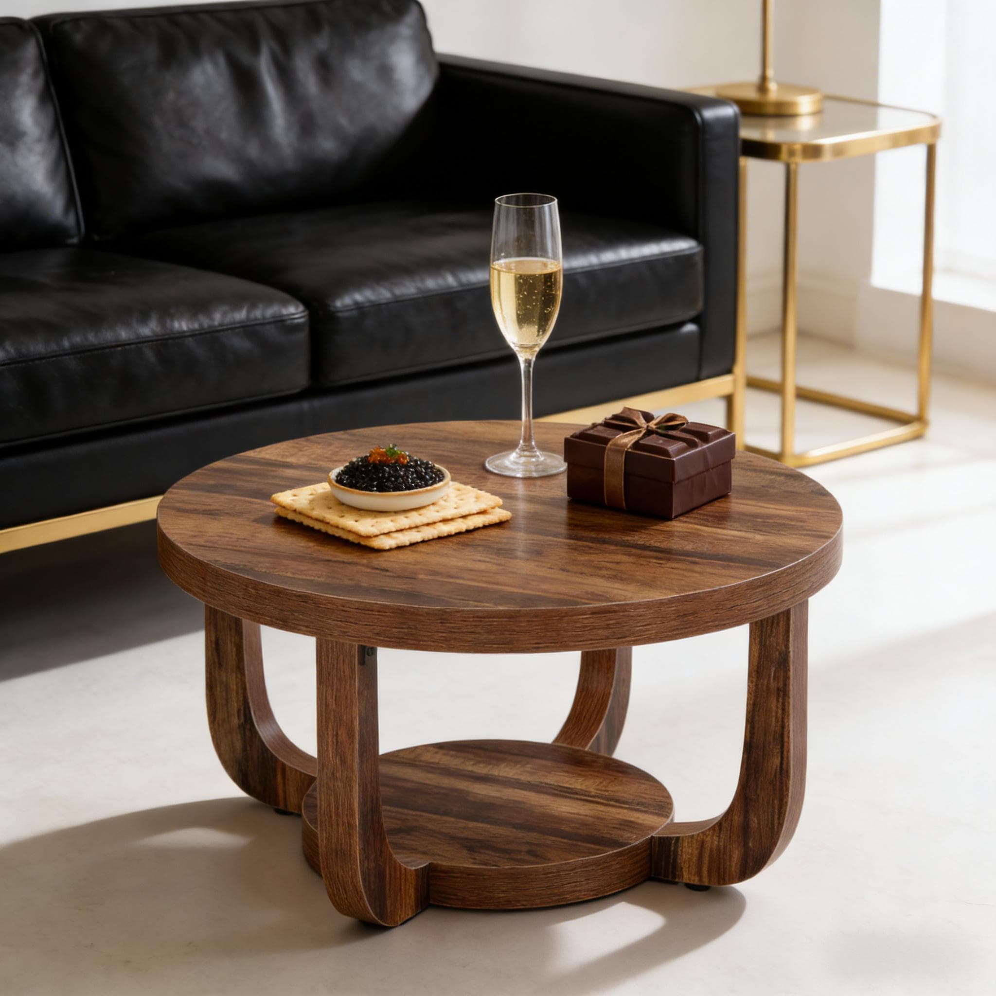 2-Tier Chating Table,Circle Center Table,Coffee Table