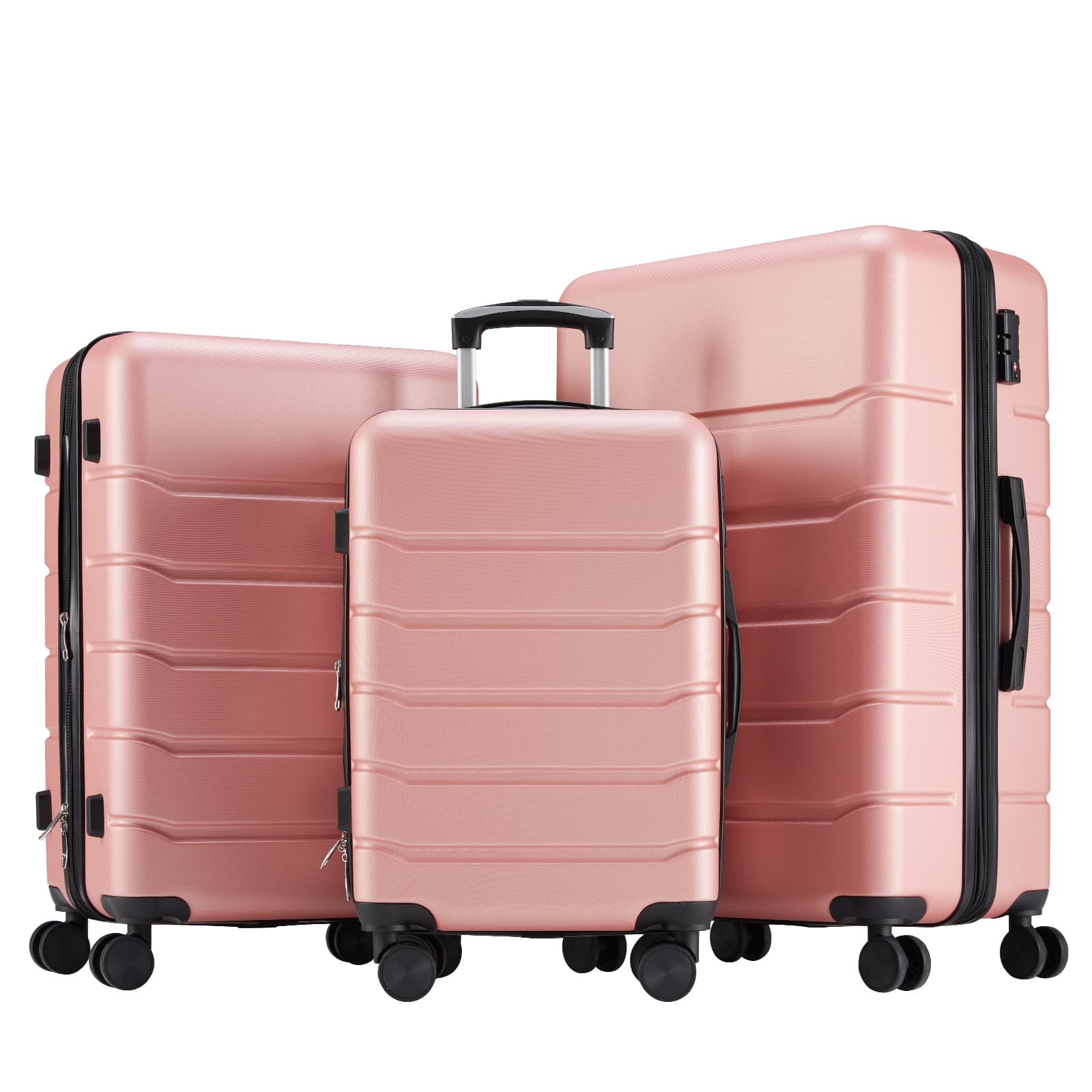 Hard-shell travel luggage