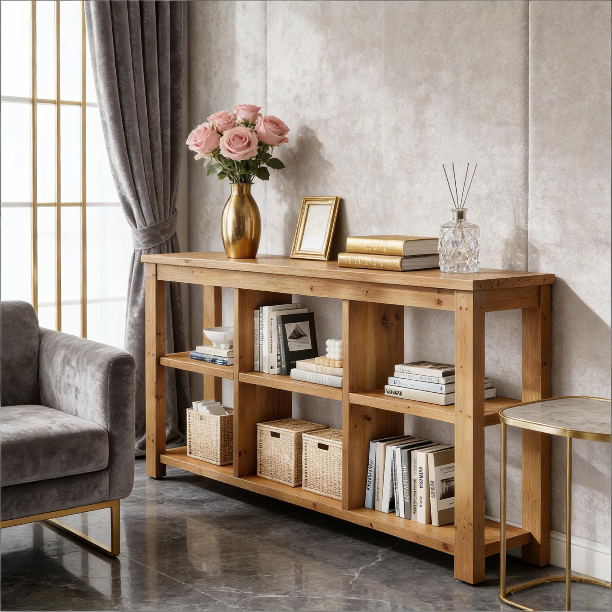 Modern Design Console Table,Sturdy Sofa Table