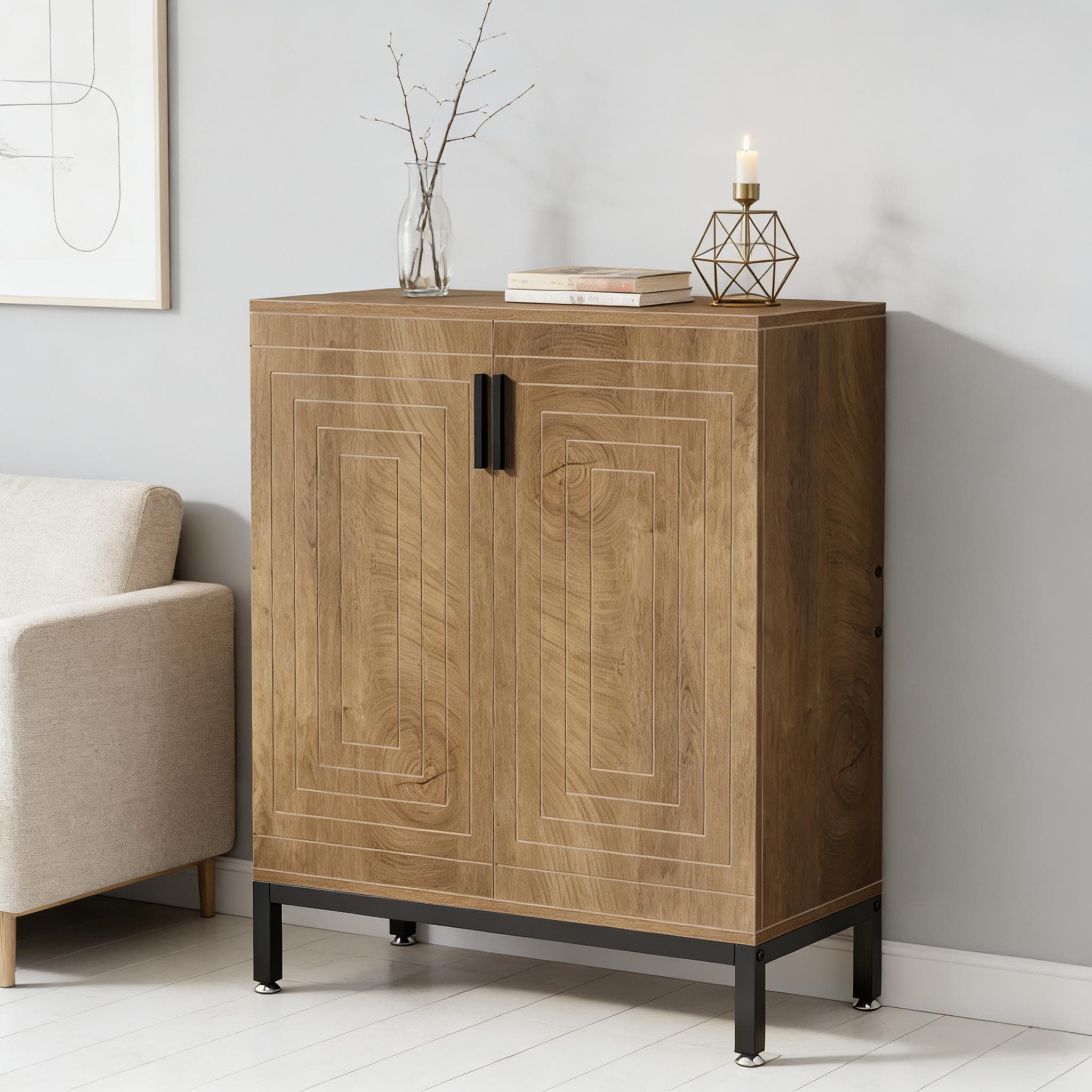 Storage Cabinet,Spacious Shoe Racks Organizer,Shoe Cabinet