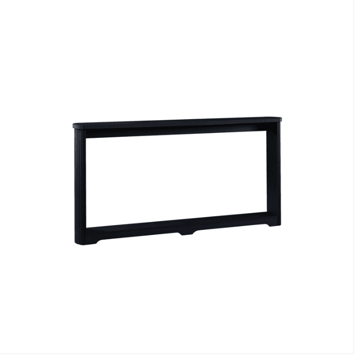 Corrugated Texture Storage Table For Entranceways, Narrow Wooden Console Sofa Table, Can Be Placed Behind The Sofa, Suitable For Entranceways, Corridors, And Front Door.Black.7