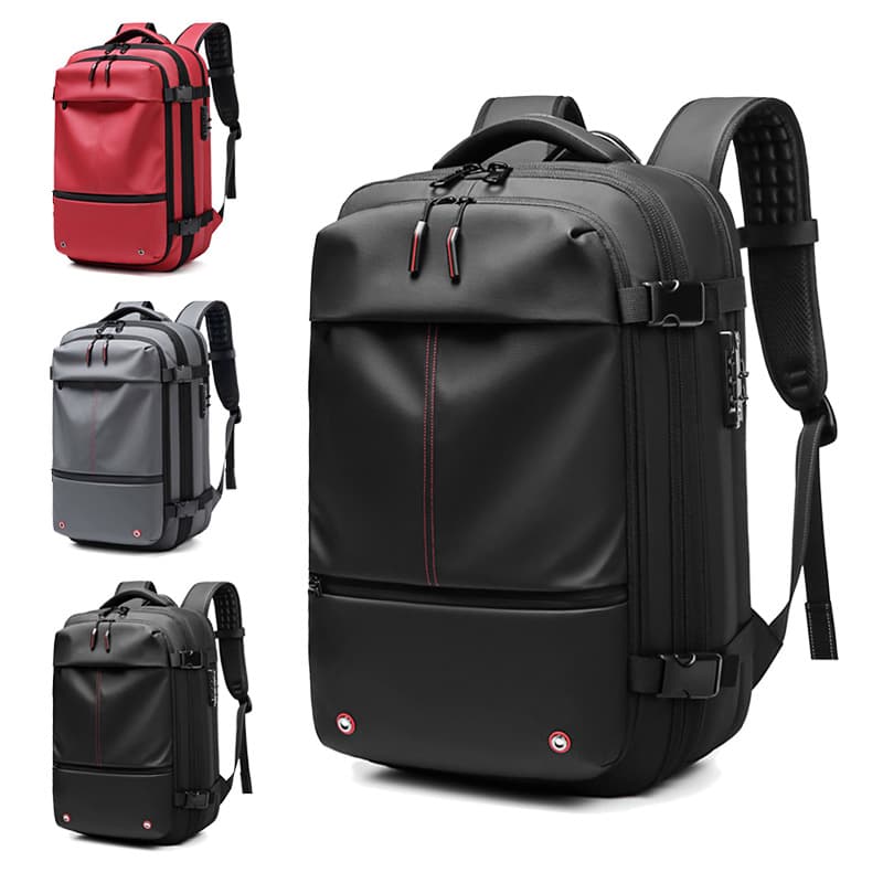 Vacuum-compression travel backpack