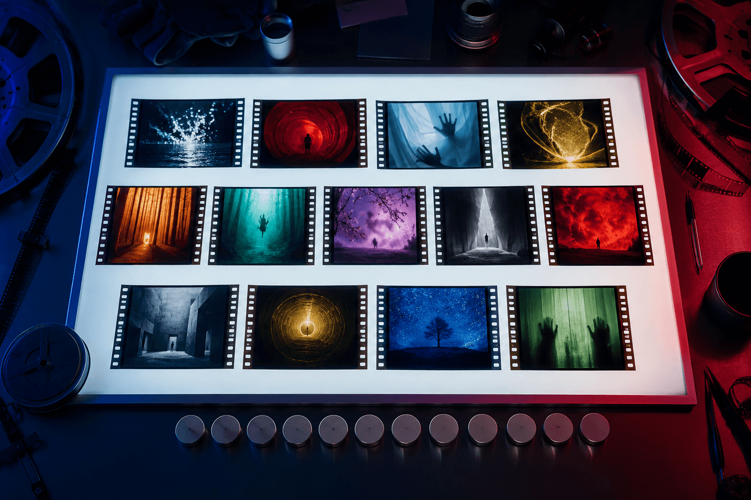 VITON13 conceptual editorial illustration accompanying Top 13 films to watch in 2026, ranked by what they actually did