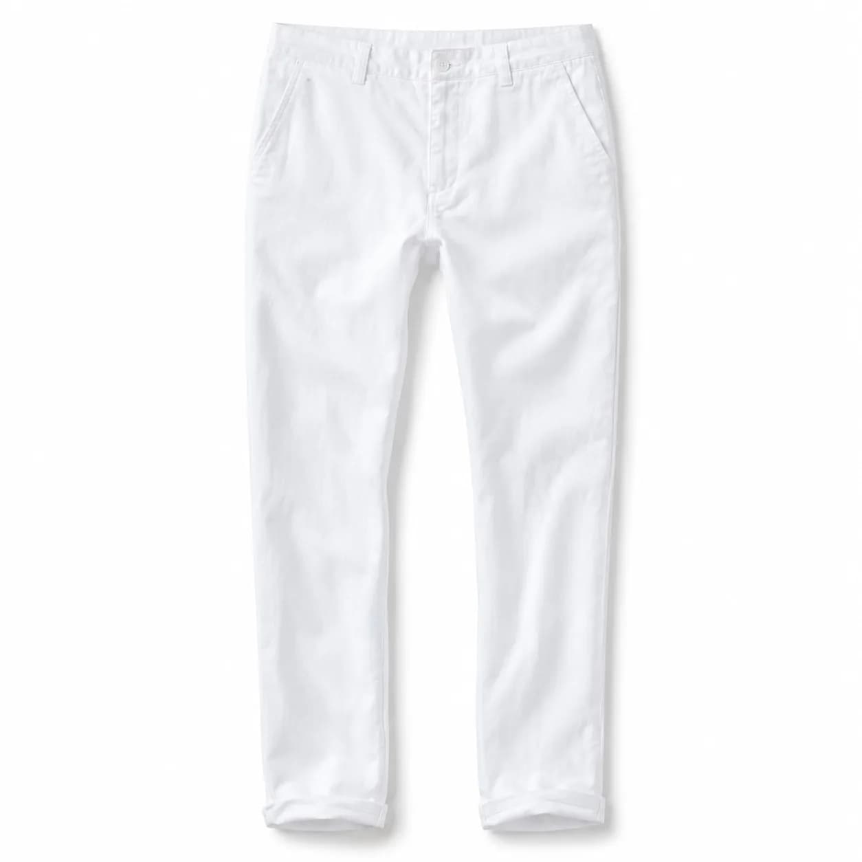 White Tailored Chinos