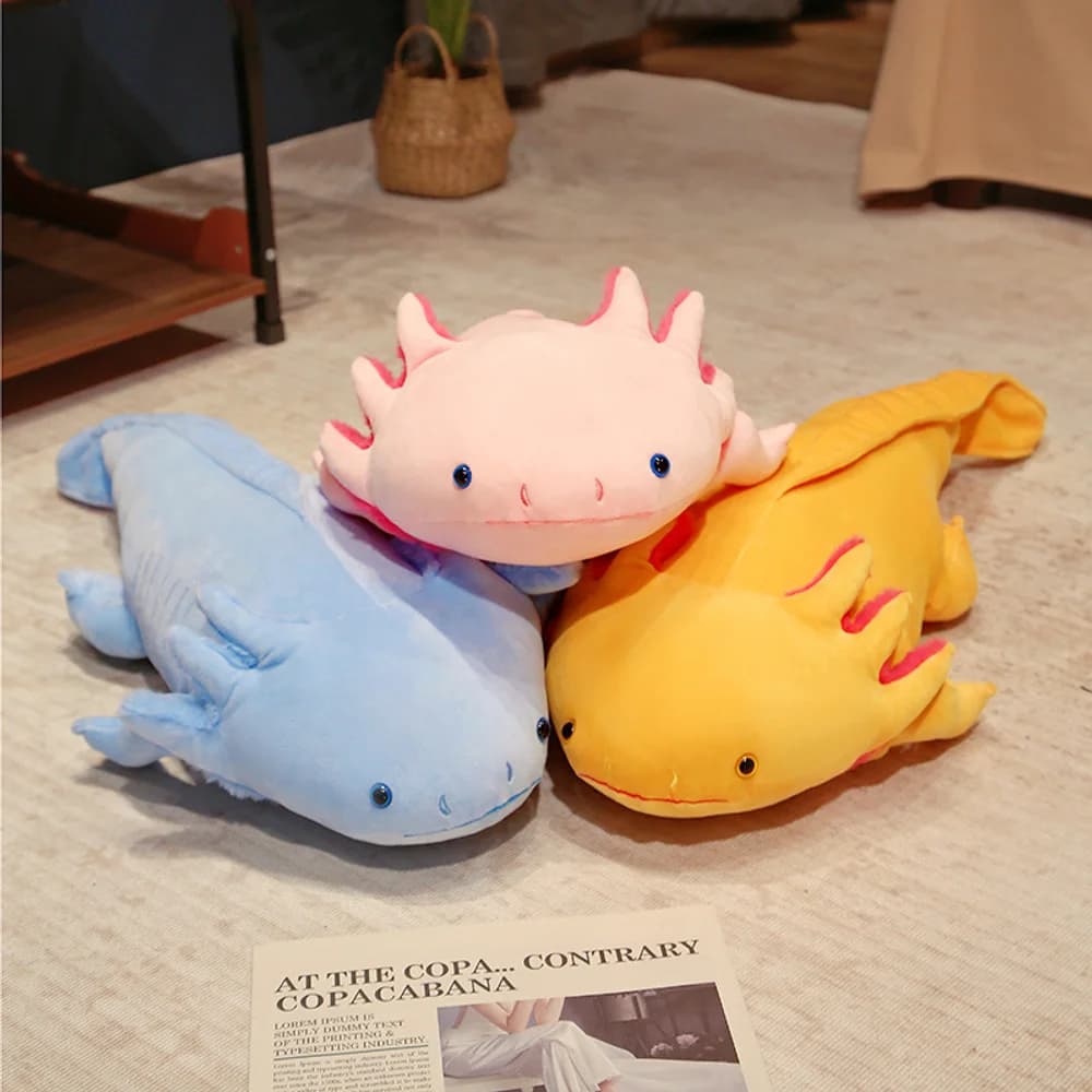 Spotted axolotl plush