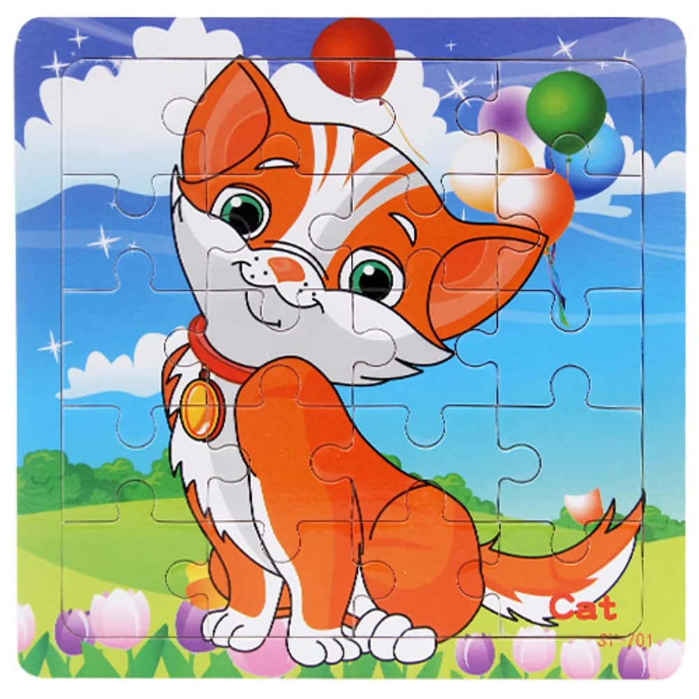Wooden farm animal puzzle