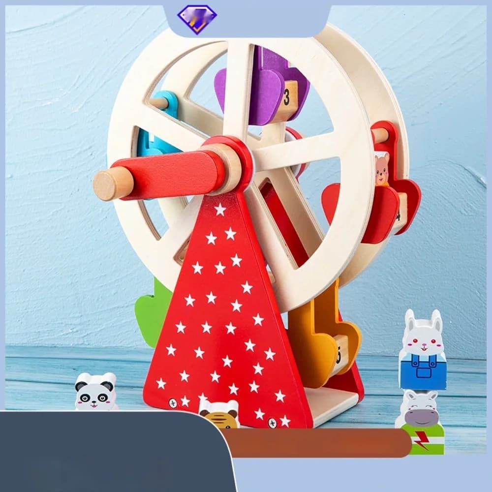 Wooden animal ferris wheel
