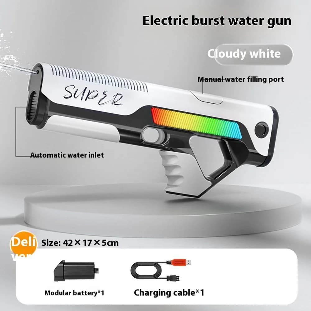 Automatic-feed electric water blaster