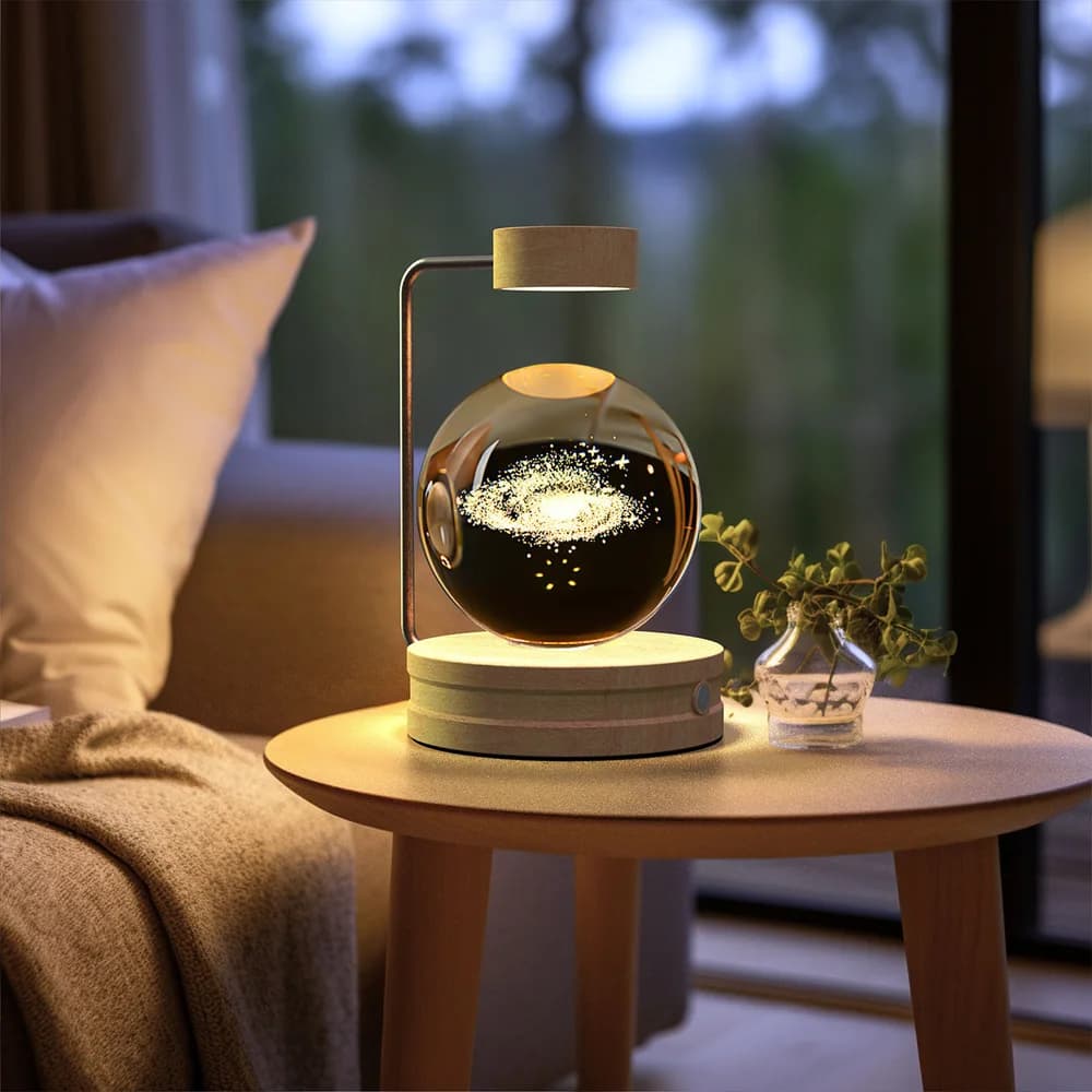 Dinosaur crystal-ball night light