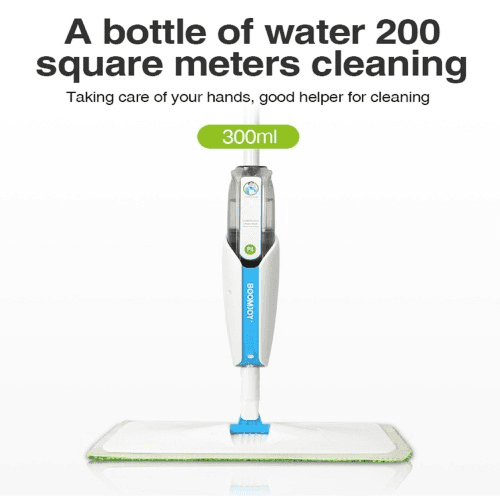 Washable Mat Spray Mop - Superfine Fiber Mop With 300ML Reusable Bottle, Suitable For Wood, Hardwood, Laminate, Ceramic Tile, Etc