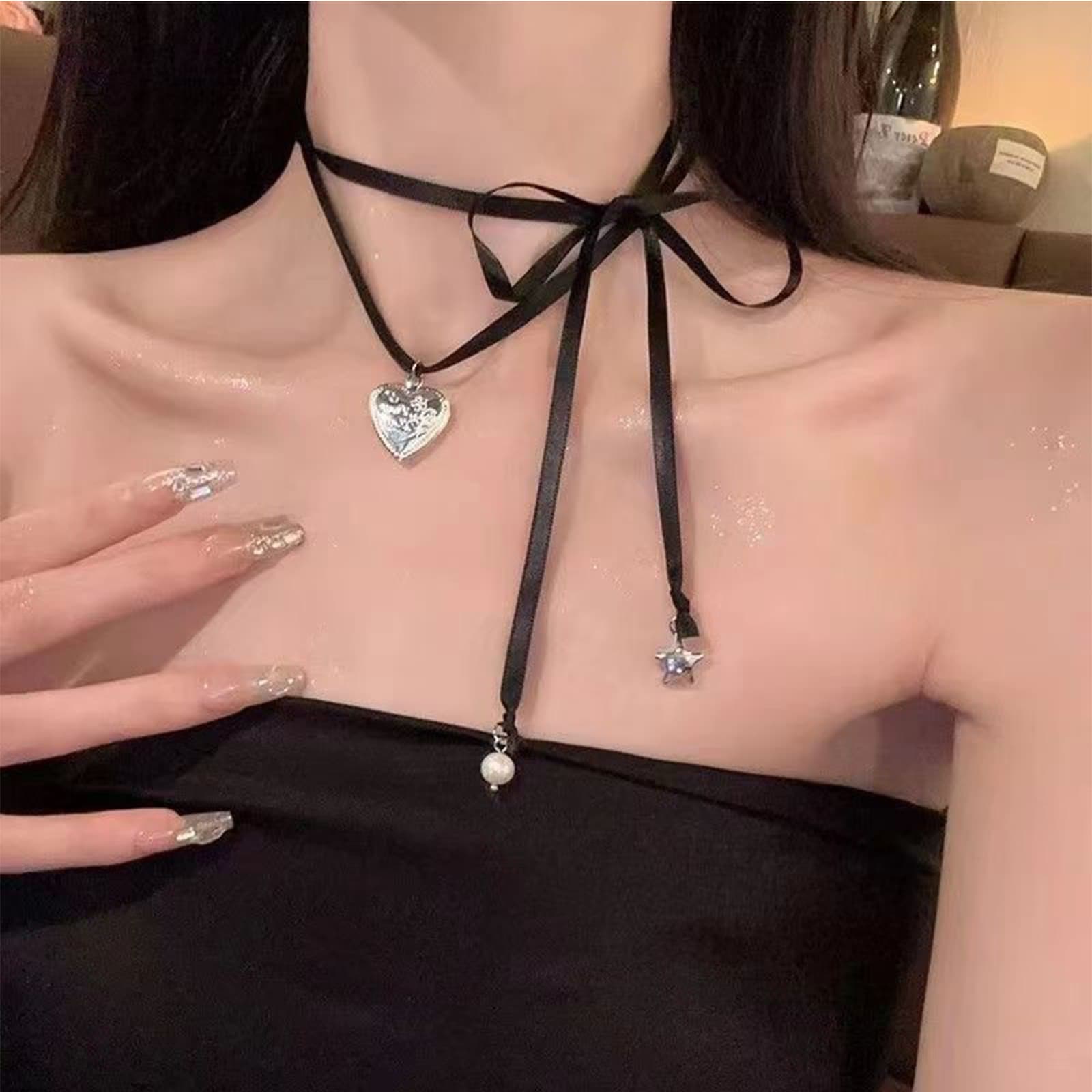 Ballet Girly Style Necklace Jewelry Bandage Love