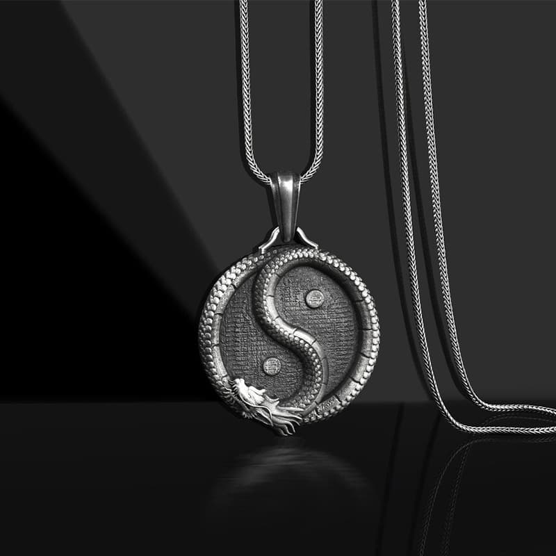 Men's Personalized Stylish And Simple All-match Pendant Sweater Chain